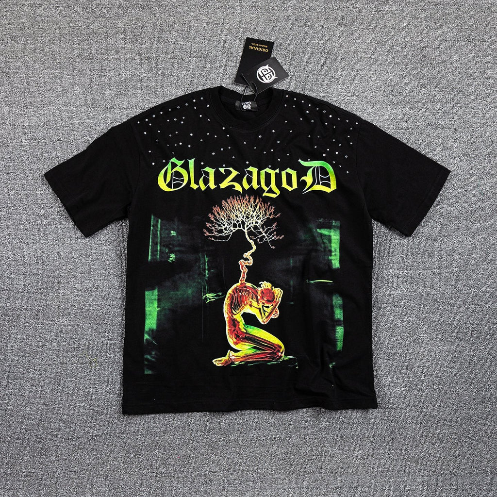 Glazagod Vade Retro Tenebras Graphic T-Shirt — hero
