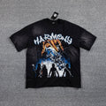 HARMONY Black Front & Back Graphic T-Shirt — hero