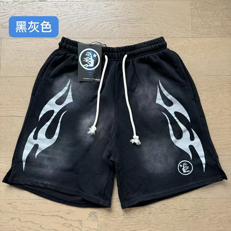 Hellstar Flame Face Graphic Short-Sleeve Set — front
