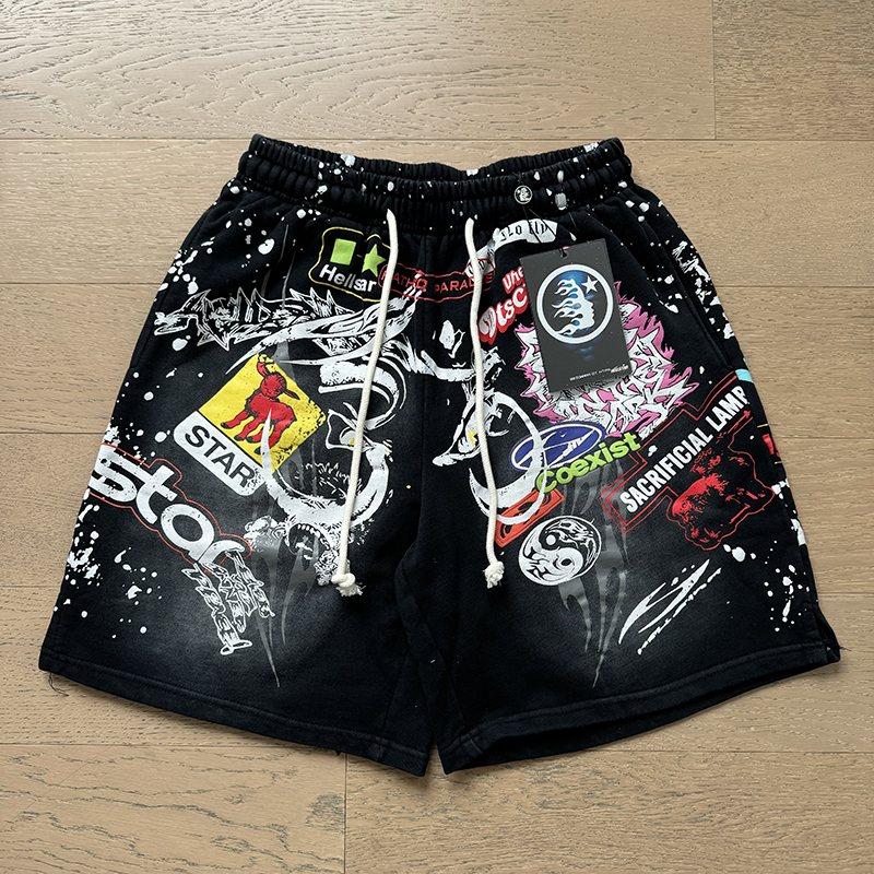 Hellstar No Guts No Glory Graphic Short-Sleeve Set — front