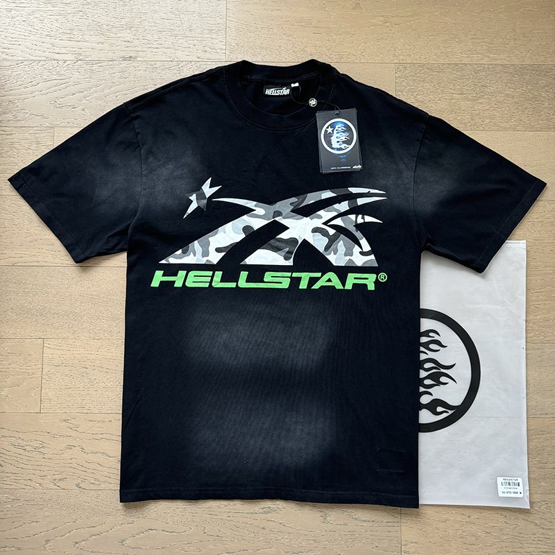 Hellstar Washed Graphic Short-Sleeve Set — context