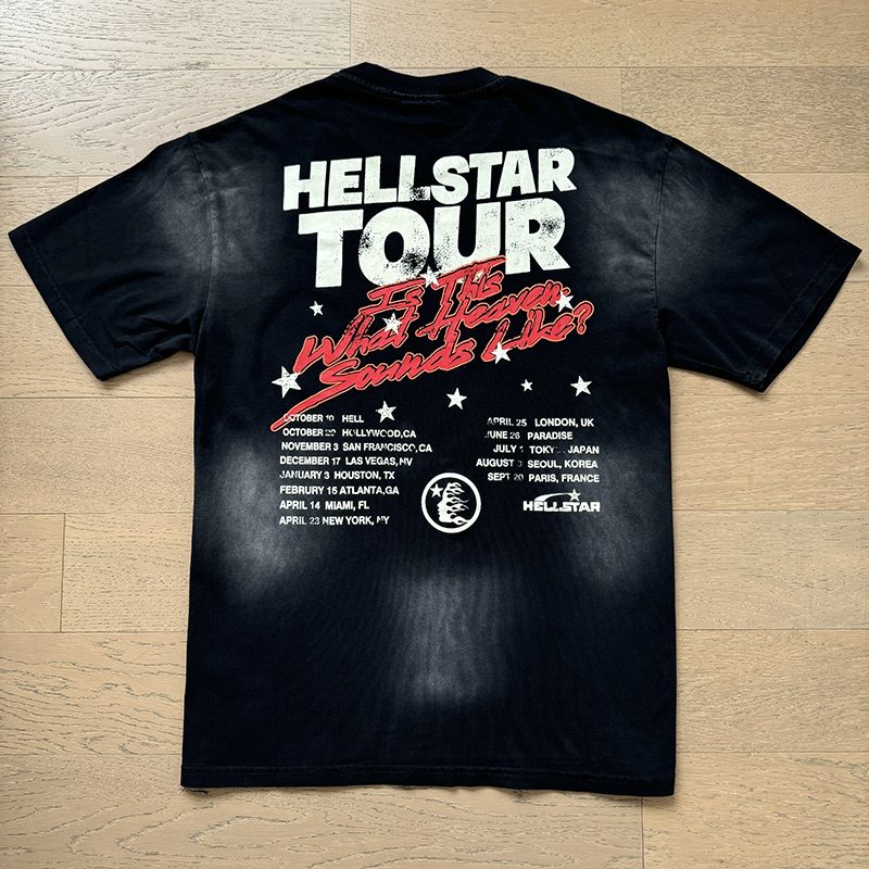 Hellstar Records Tour Graphic Short-Sleeve Set — detail