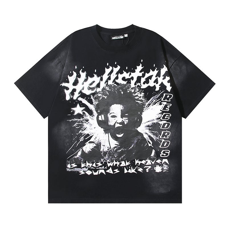 Hellstar Path To Paradise Graphic T-Shirt & Shorts Set — front