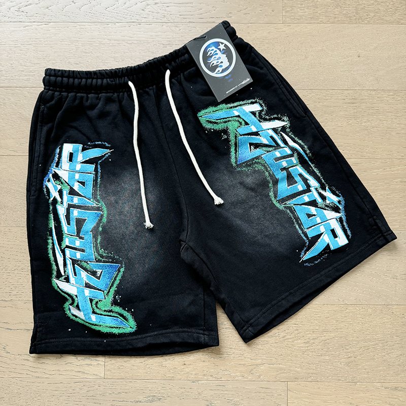 Hellstar Washed Star Graphic Short-Sleeve Set — detail