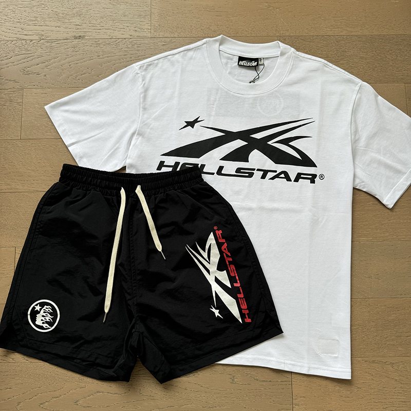 Hellstar Short-Sleeve T-Shirt & Shorts Set — front