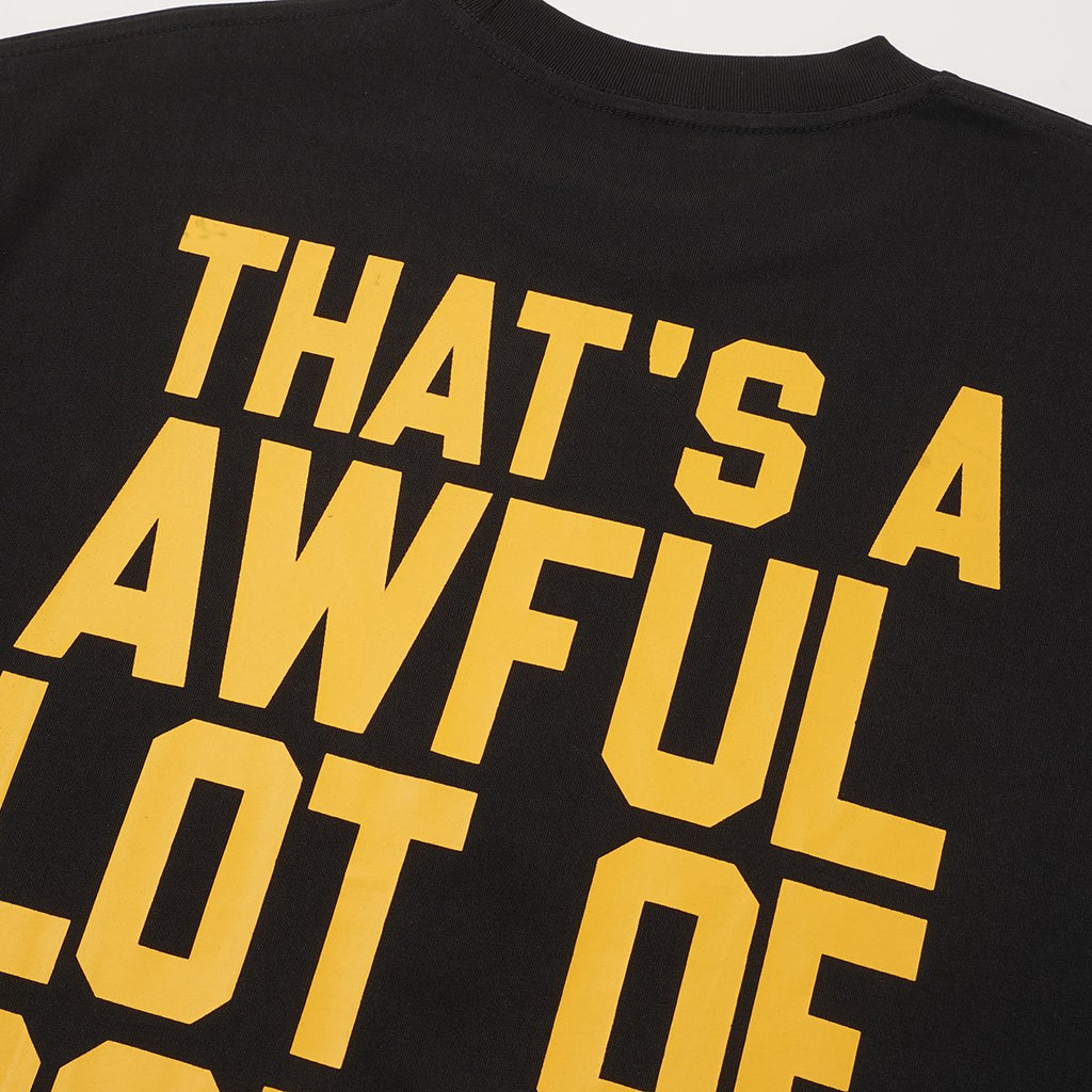 THAT'S A AWFUL LOT OF COUGH SYRUP Front & Back Graphic T-Shirt — detail