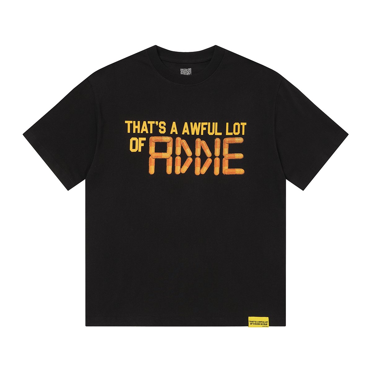 THAT'S A AWFUL LOT OF COUGH SYRUP Front & Back Graphic T-Shirt — hero