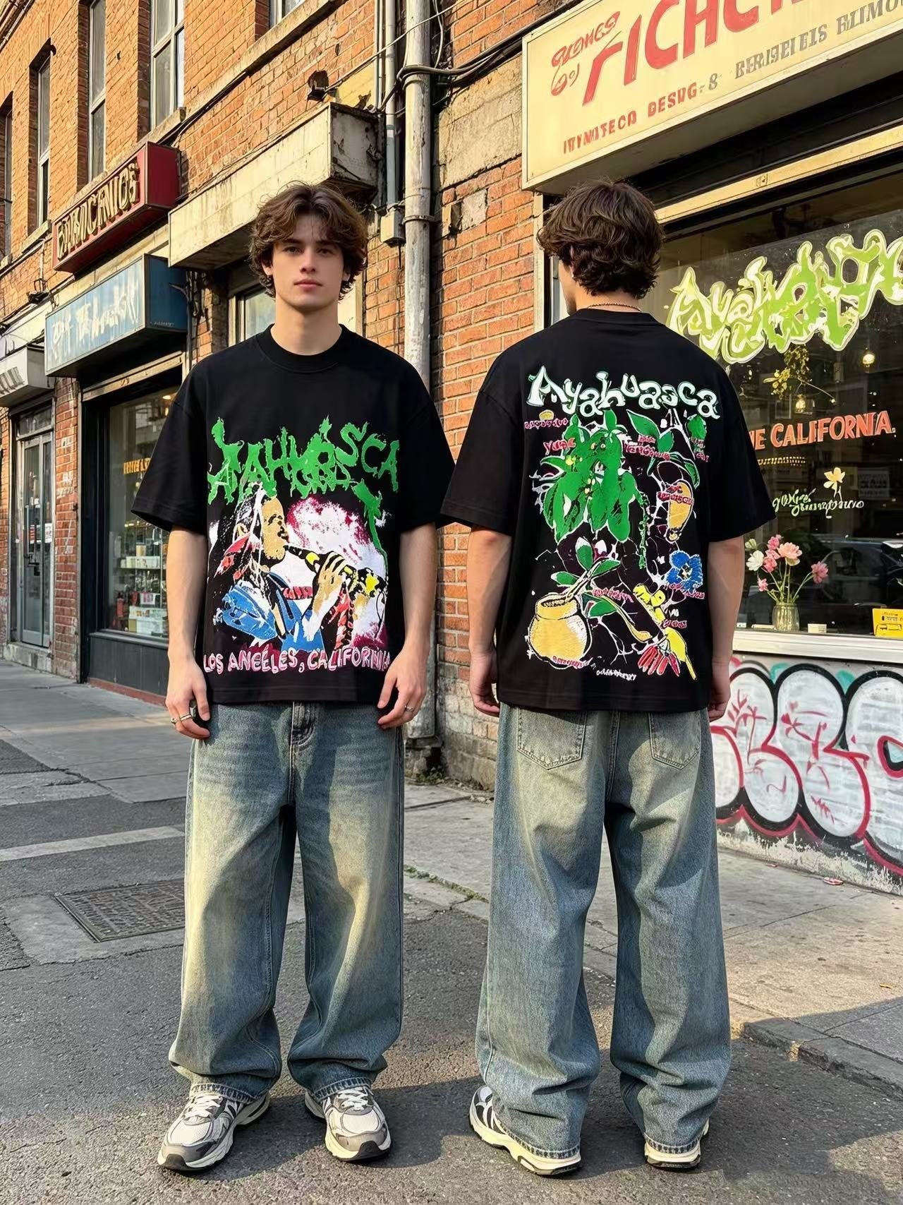 ASAALL Los Angeles Graphic T-Shirt — context