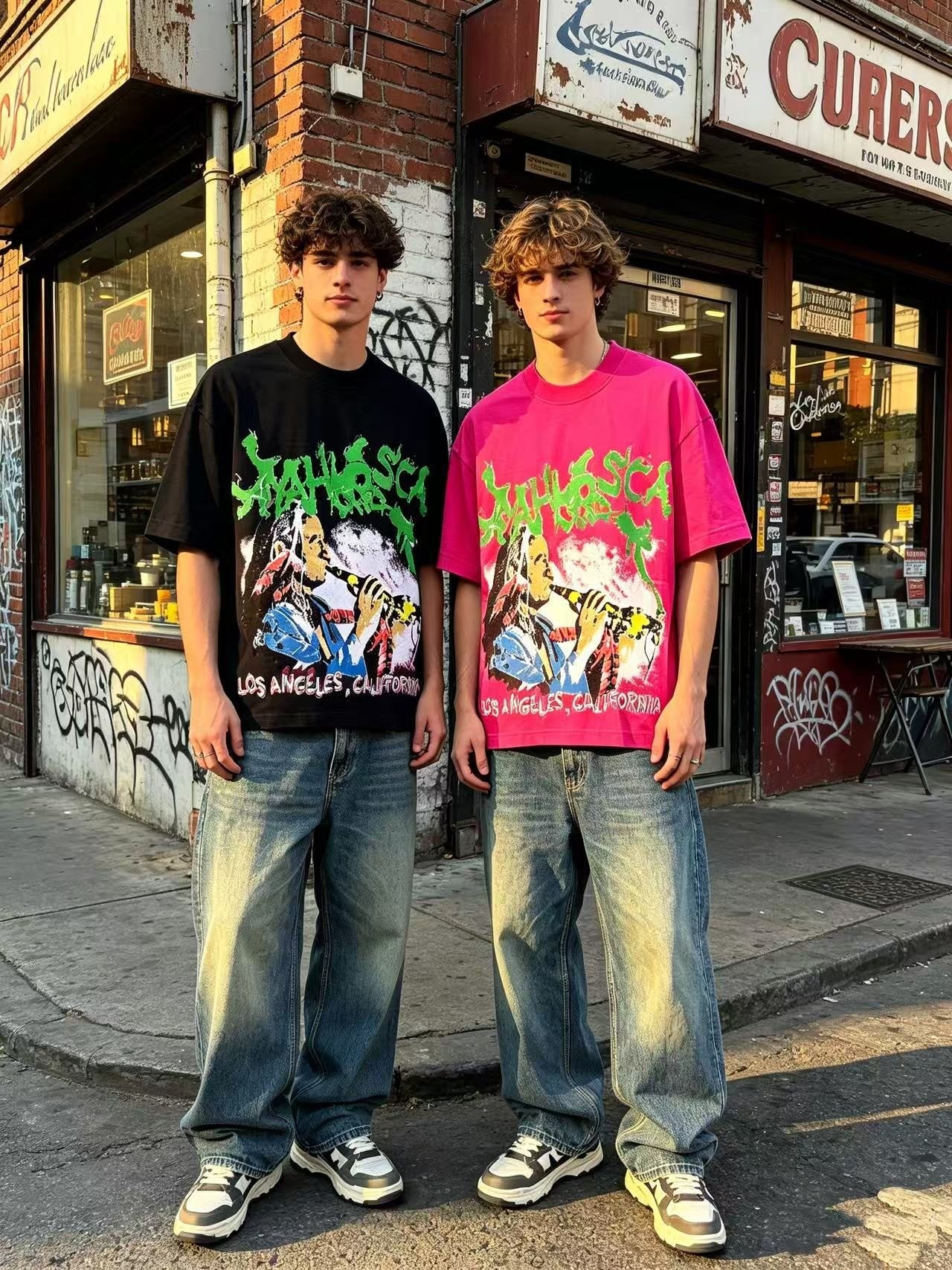 ASAALL Los Angeles Graphic T-Shirt — context