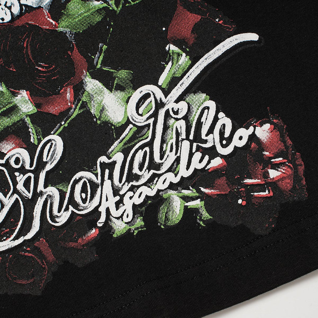 ASAALL Multicolor Front Graphic Short-Sleeve T-Shirt — detail