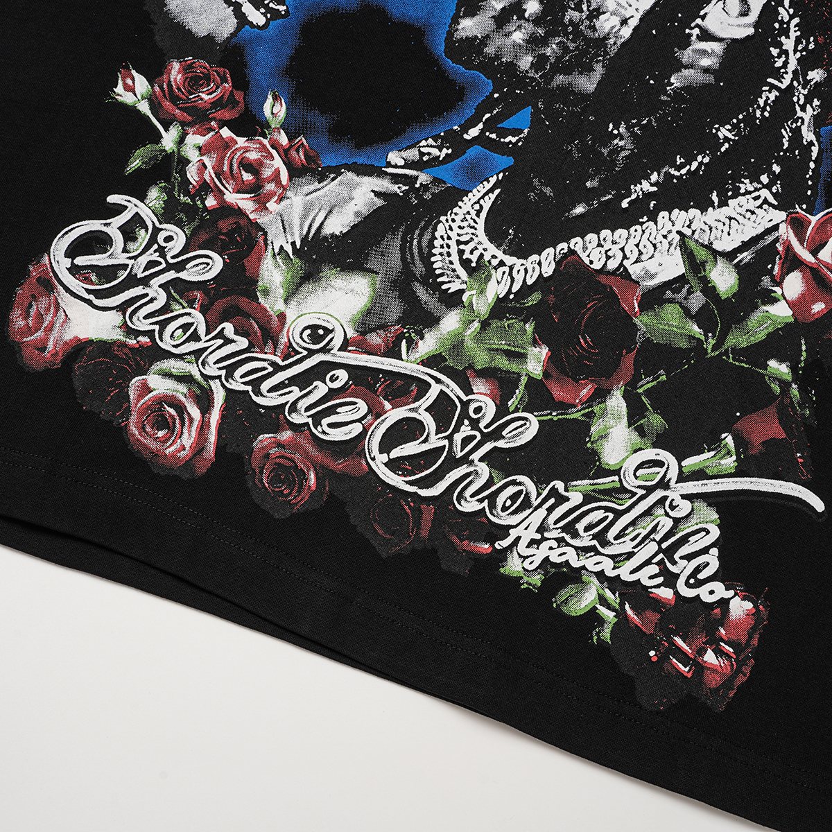 ASAALL Multicolor Front Graphic Short-Sleeve T-Shirt — detail