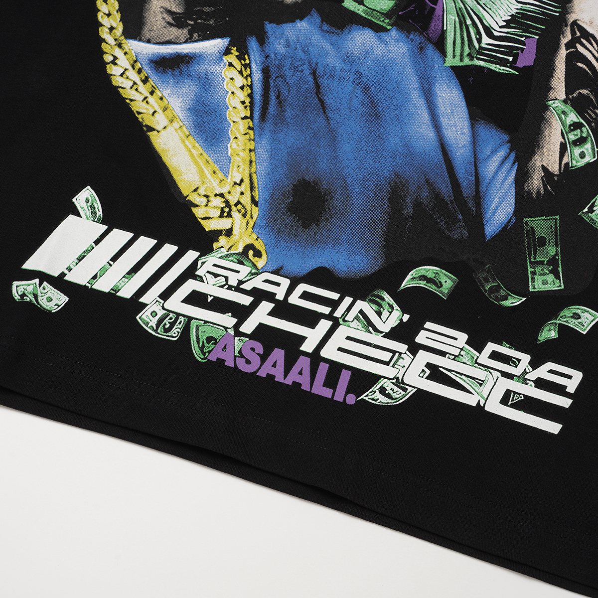 ASAALL Portrait Cash Short-Sleeve T-Shirt — detail