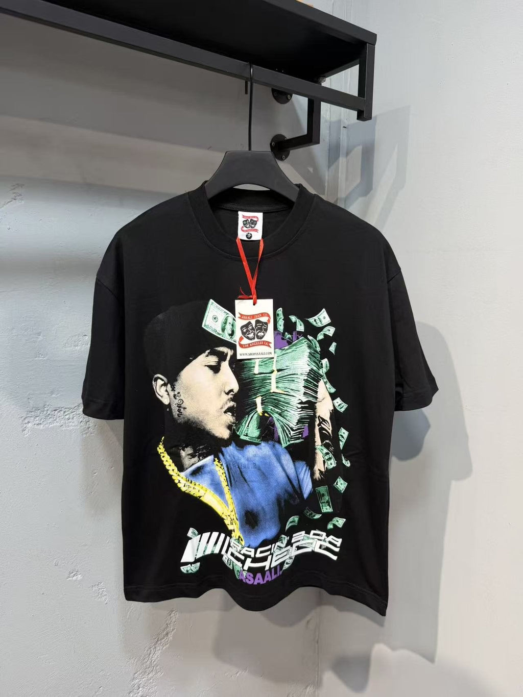 ASAALL Portrait Cash Short-Sleeve T-Shirt — front