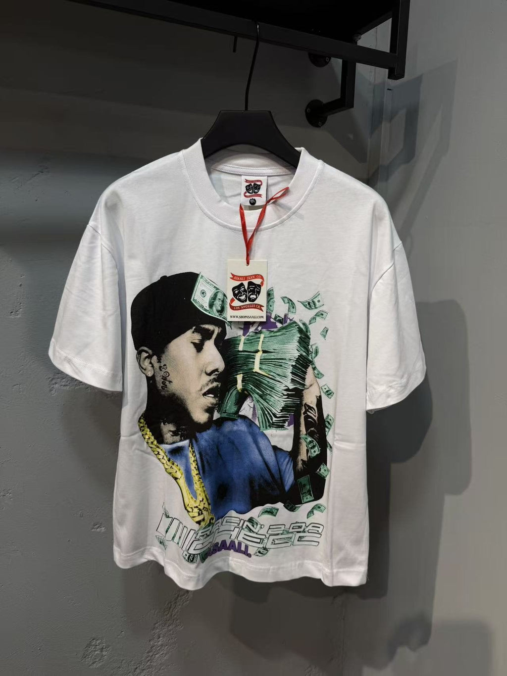 ASAALL Portrait Cash Short-Sleeve T-Shirt — front