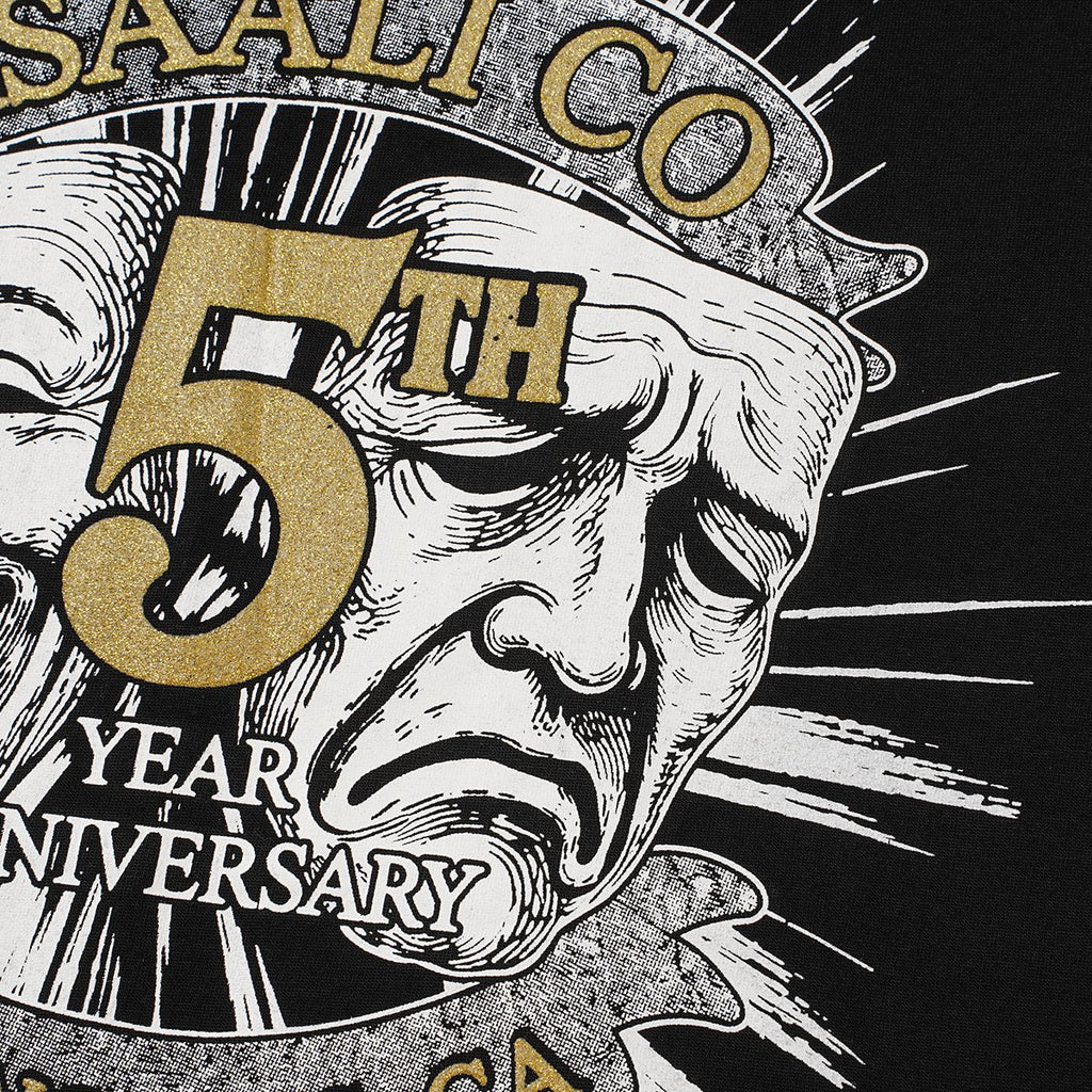 ASAALL 5th Anniversary Graphic T-Shirt - Black — detail