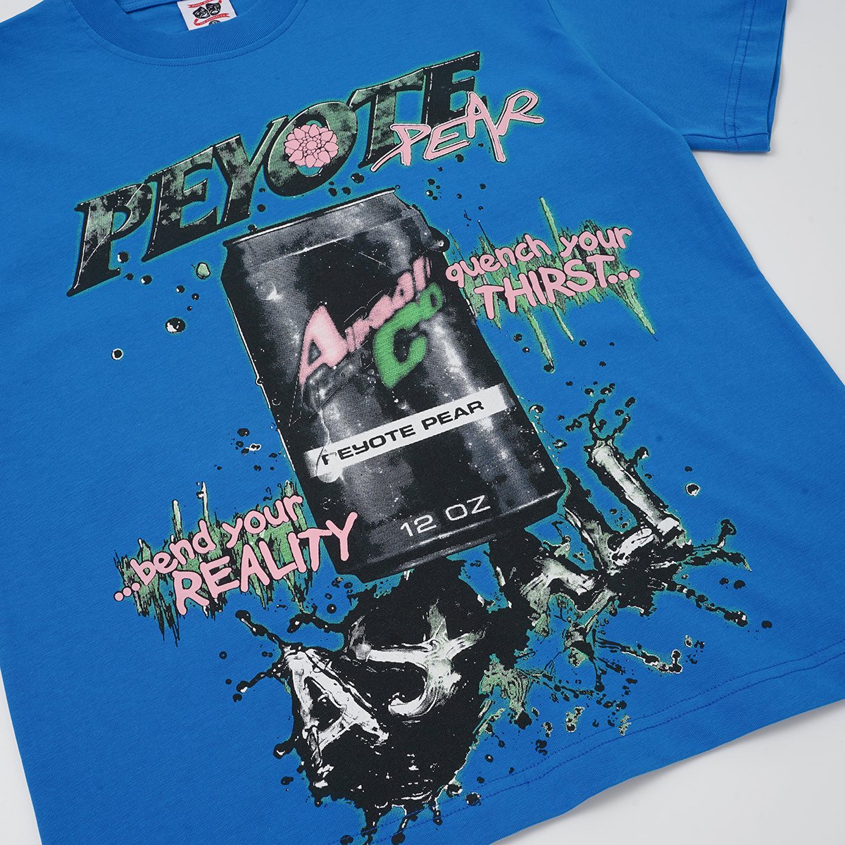 ASAALL Peyote Pear Cactus Graphic Short-Sleeve T-Shirt — detail