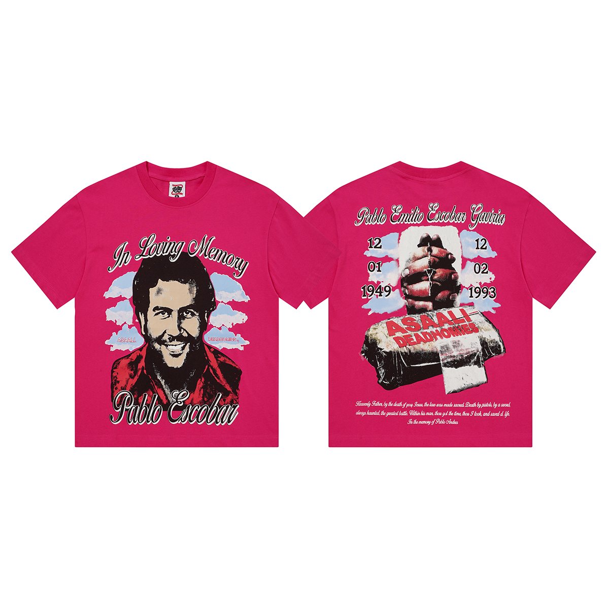 ASAALL Portrait Memorial Graphic T-Shirt — front