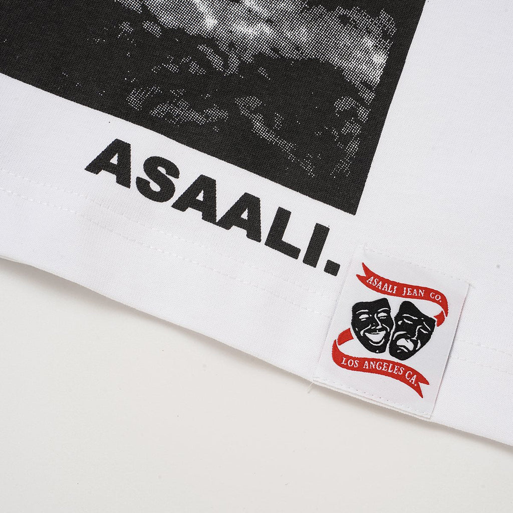 ASAALL Black and Red Front Graphic T-Shirt — detail