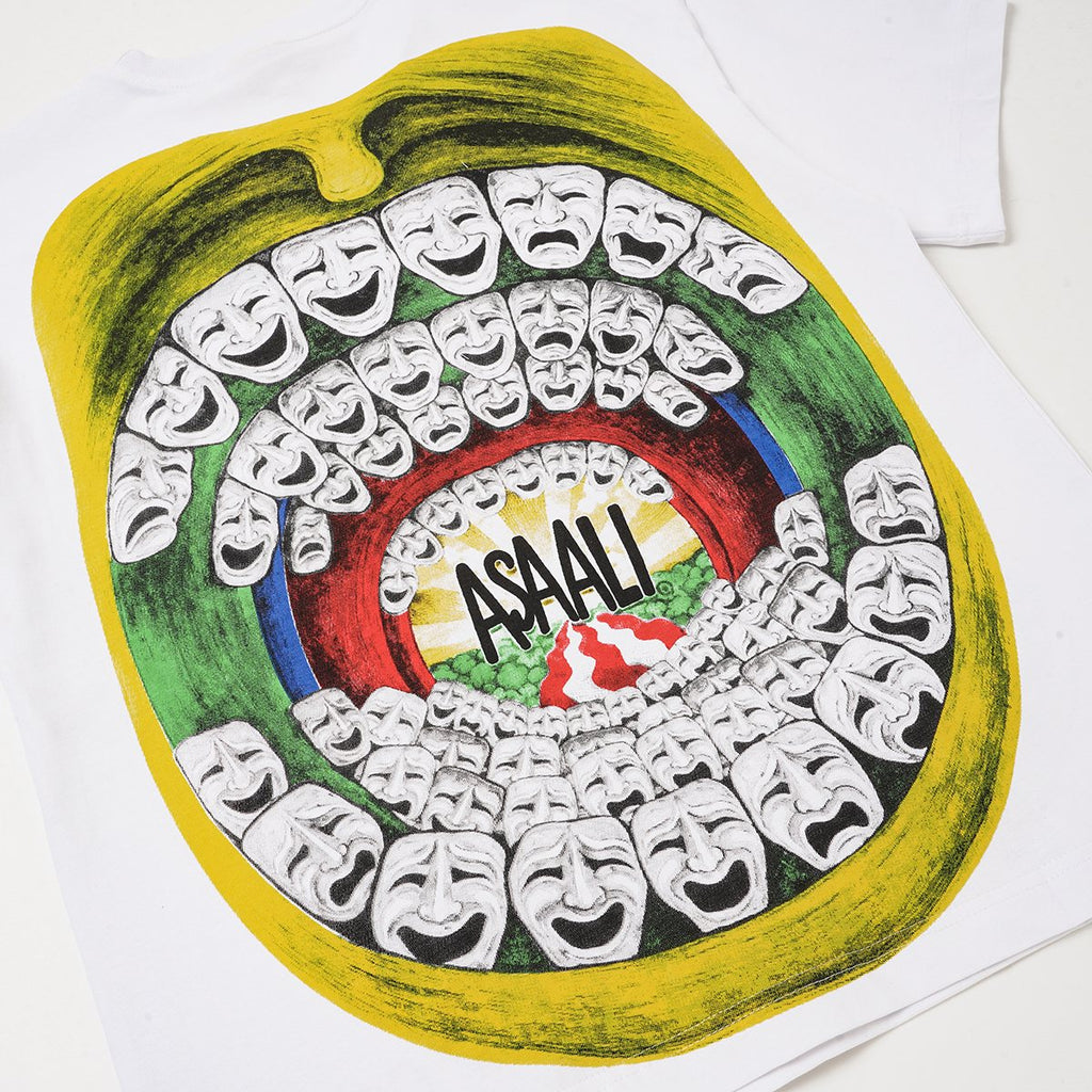 ASAALL Mouth Mask Graphic Short-Sleeve T-Shirt — detail
