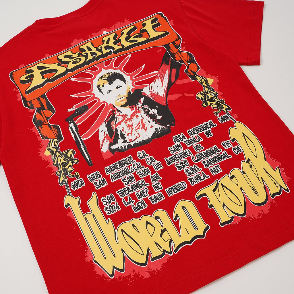 ASAALL World Tour Graphic T-Shirt — detail
