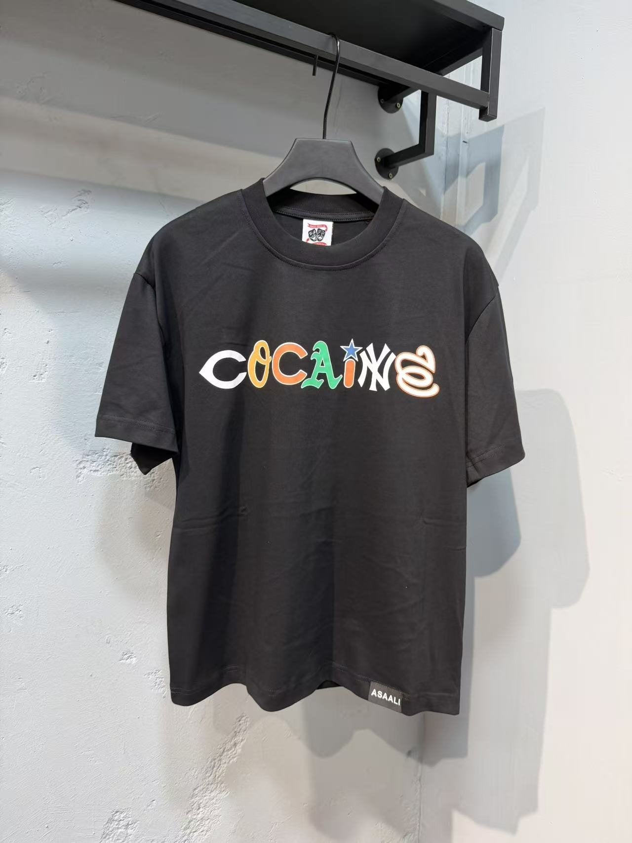 ASAALL Multicolor Wordmark Graphic T-Shirt — front