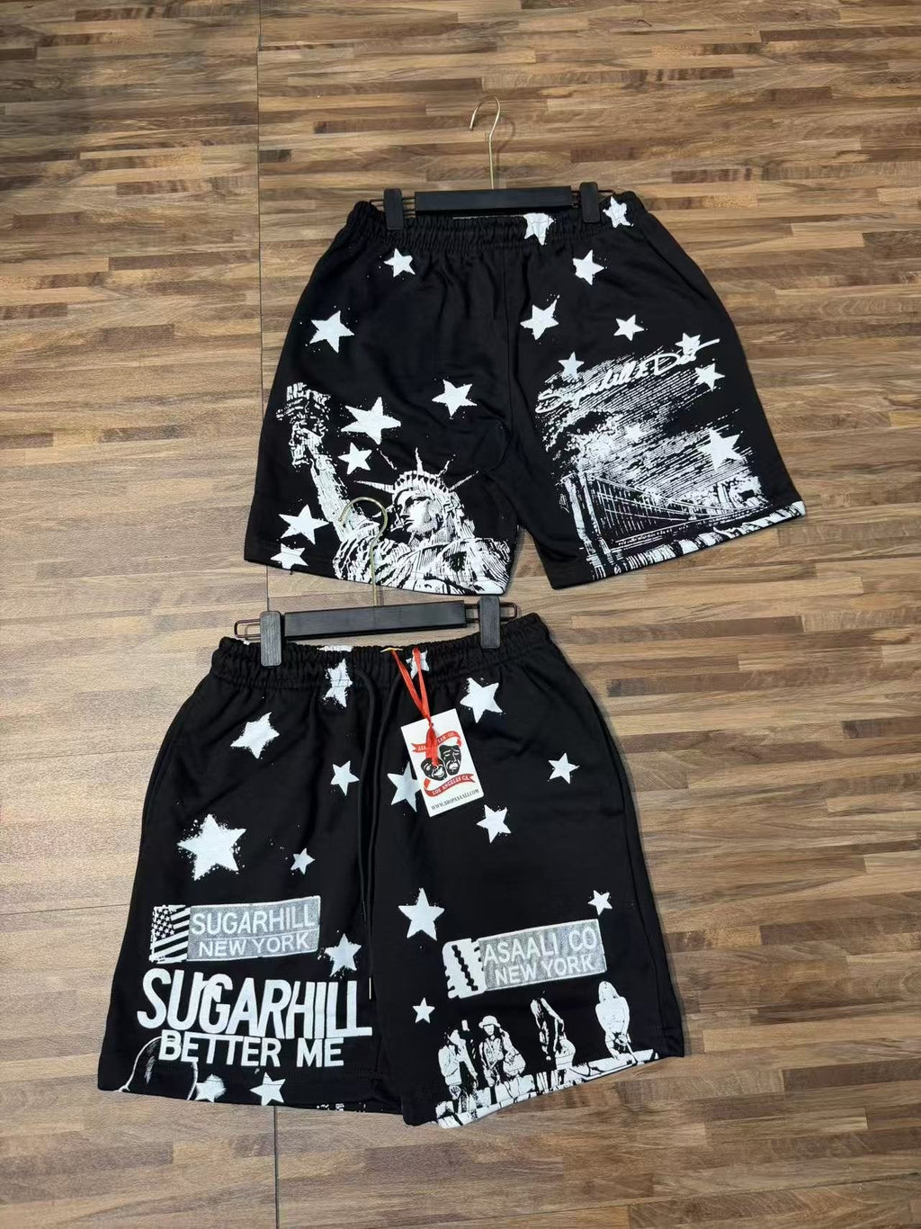 ASAALL New York Star Graphic Shorts — context