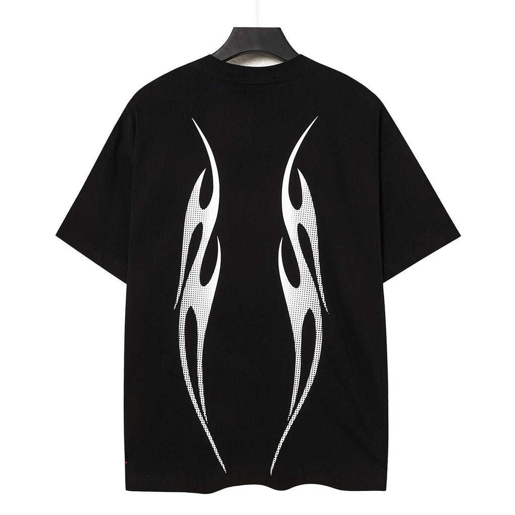 Hellstar Flame & Tribal Graphic T-Shirt — back