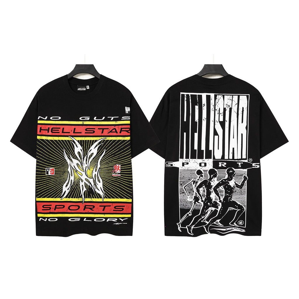 Hellstar No Guts No Glory Sports Graphic T-Shirt — front