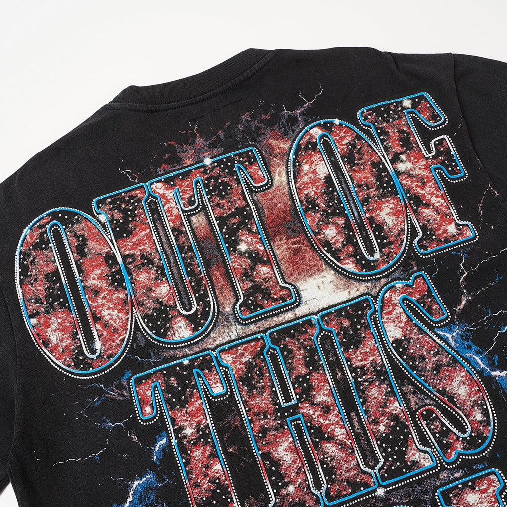 Godspeed Washed Black 2000 New York Graphic T-Shirt — detail
