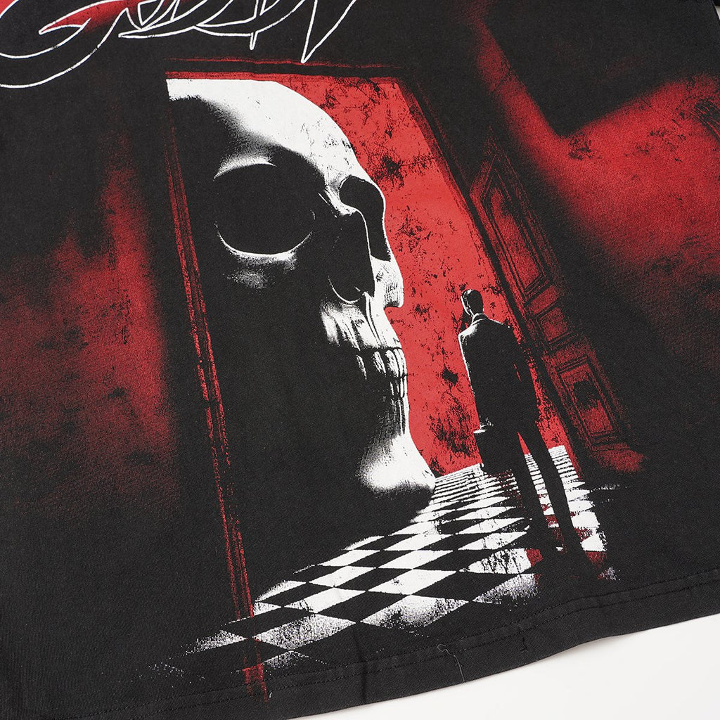 Godspeed Skull Graphic T-Shirt — detail