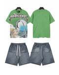 Godspeed Astronaut Graphic Tee and Shorts Set — front