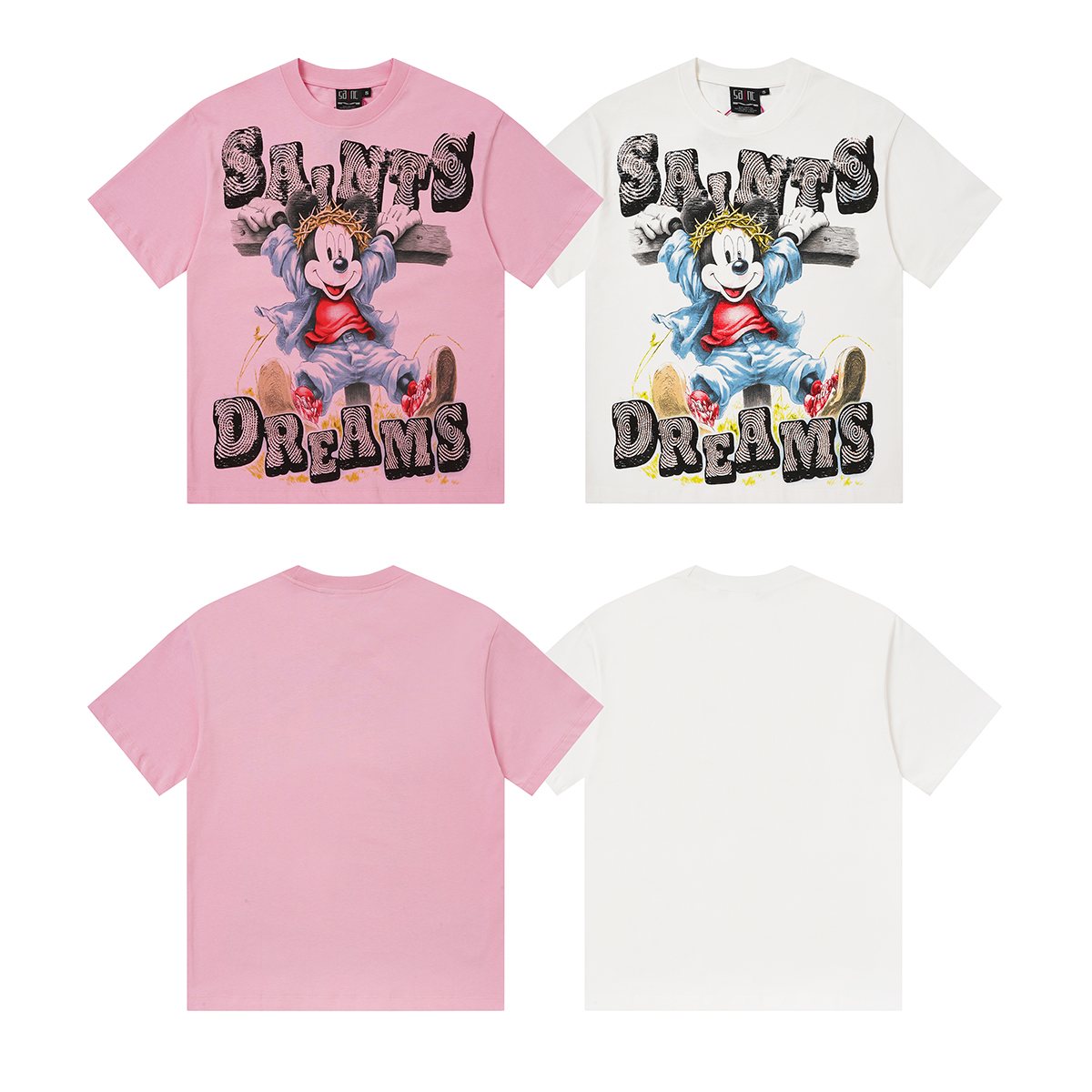SAINT Dreams Rhinestone Graphic T-Shirt — context
