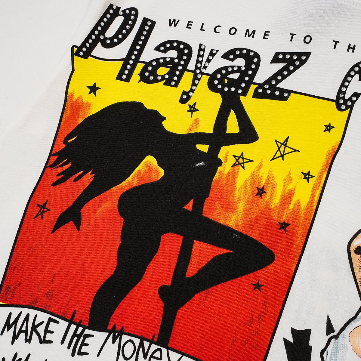 SAINT Playaz Club Graphic T-Shirt — detail