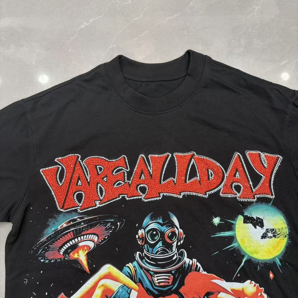 VARE ALL DAY Front & Back Graphic T-Shirt — detail