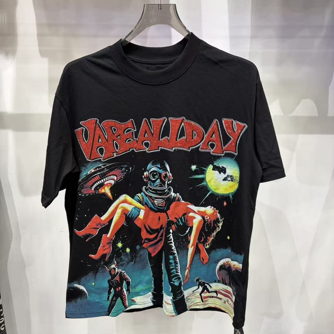 VARE ALL DAY Front & Back Graphic T-Shirt — front