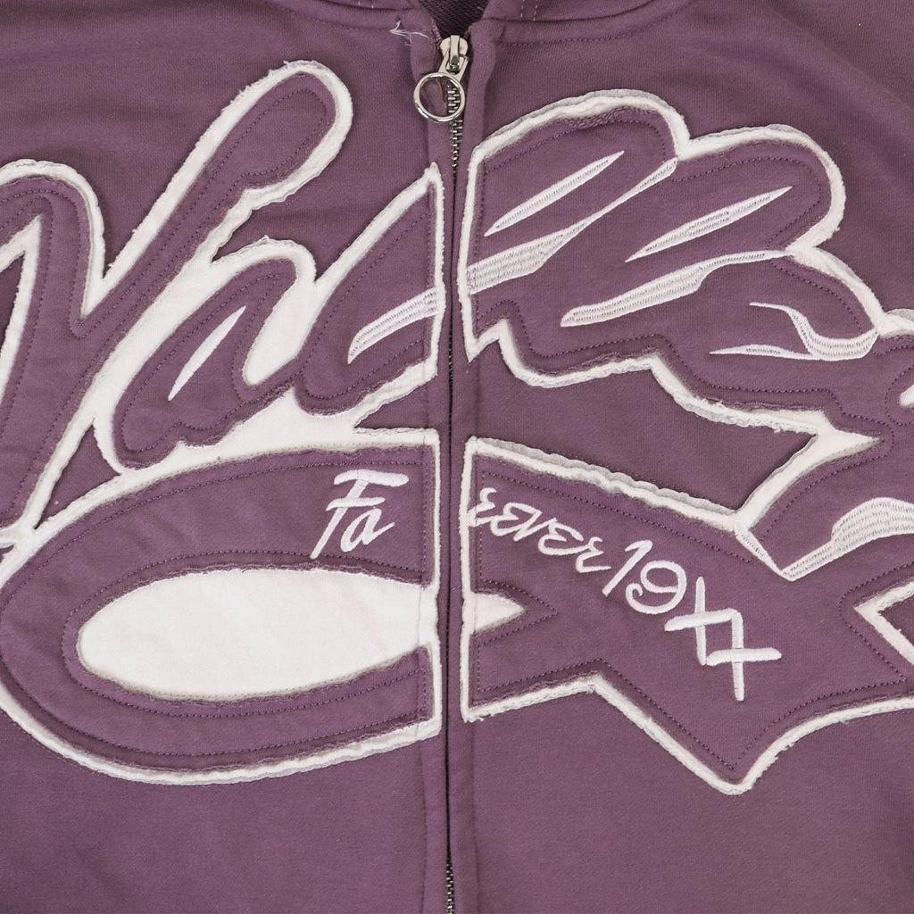 Valley Dreams Washed Full-Zip Graphic Hoodie — detail