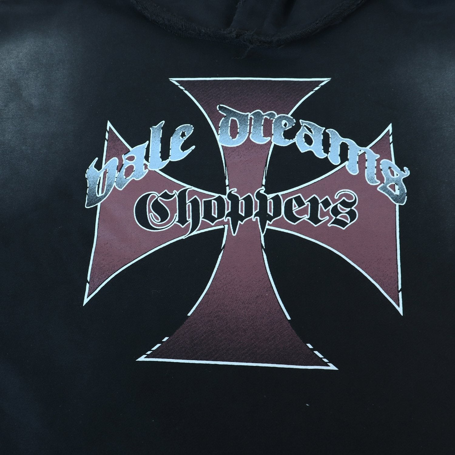 Valley Dreams Choppers Cross Graphic Hoodie — detail