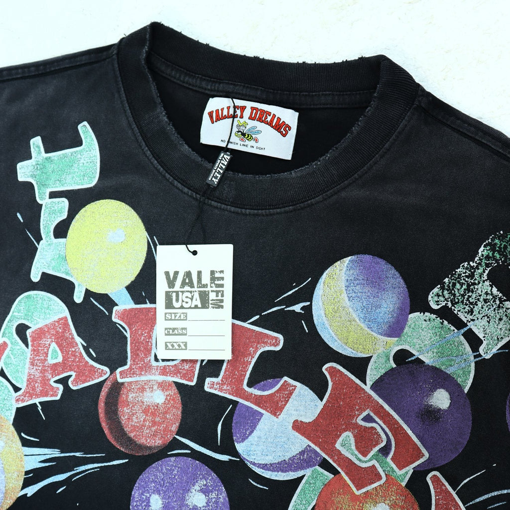 Valley Dreams Planet Swirl Graphic T-Shirt — hang_tag