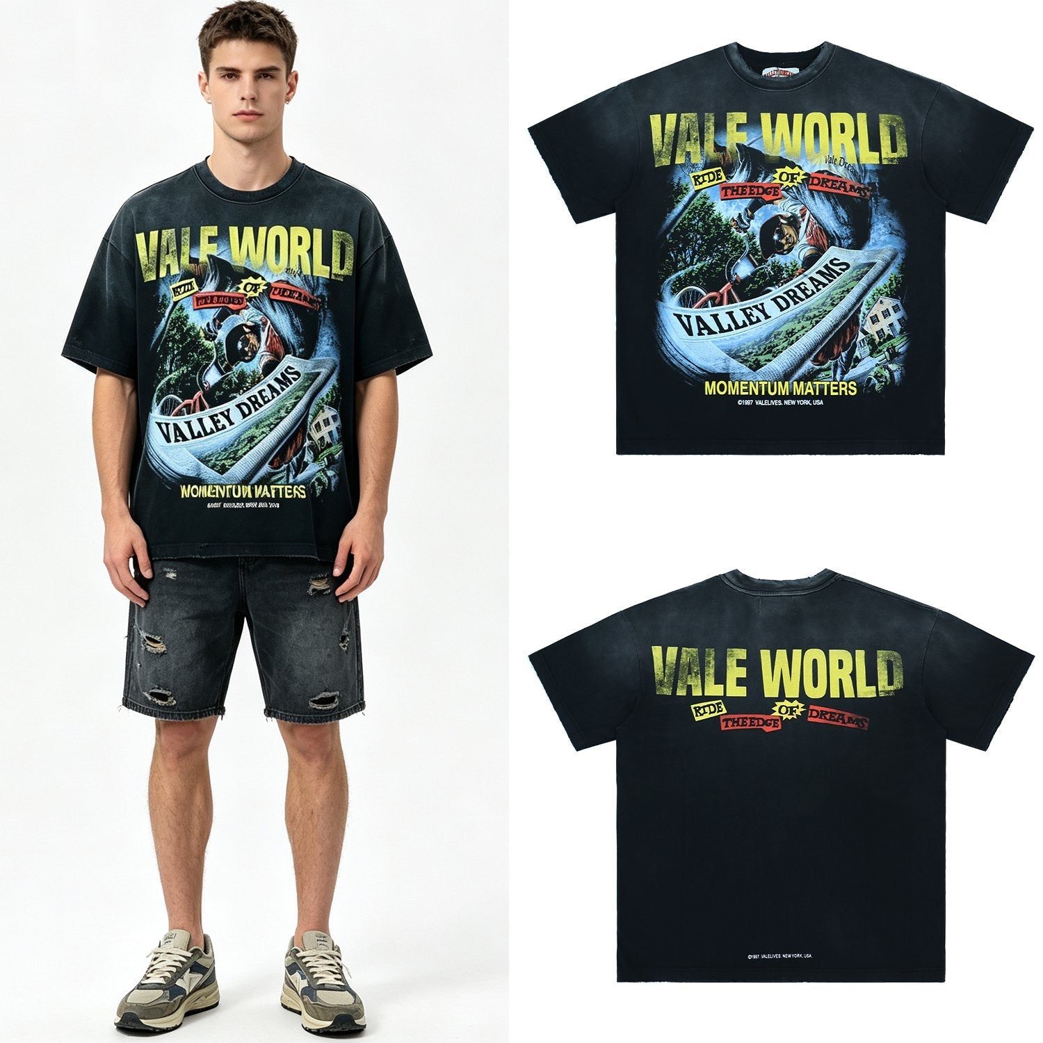 Valley Dreams Vale World Ride Graphic T-Shirt — context