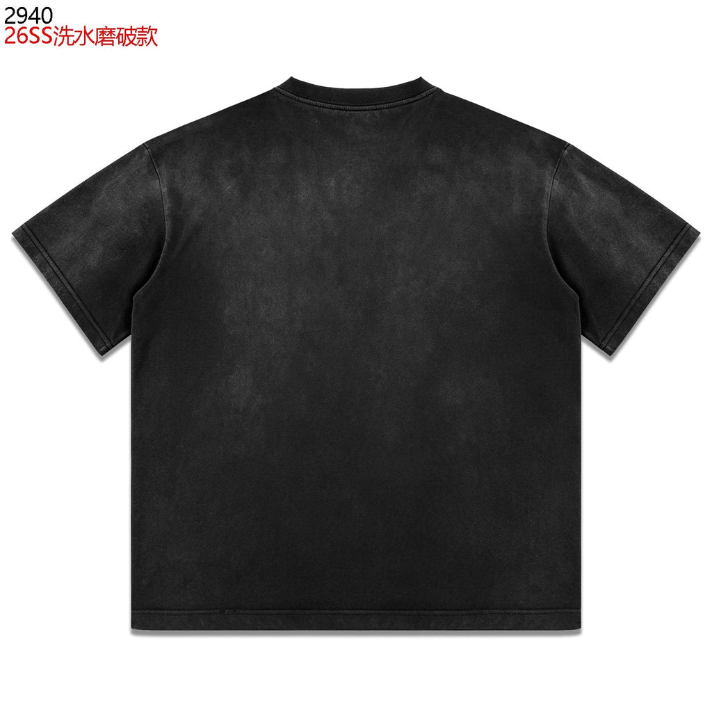 Saint Vanity Daytona Motorcycle Graphic T-Shirt — back
