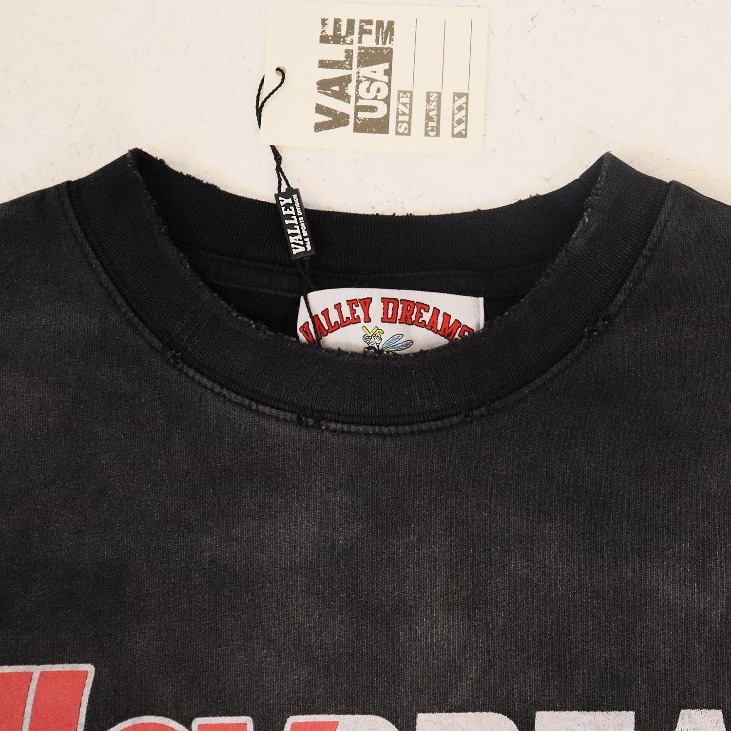 Valley Dreams World Peace Graphic T-Shirt — neck_label