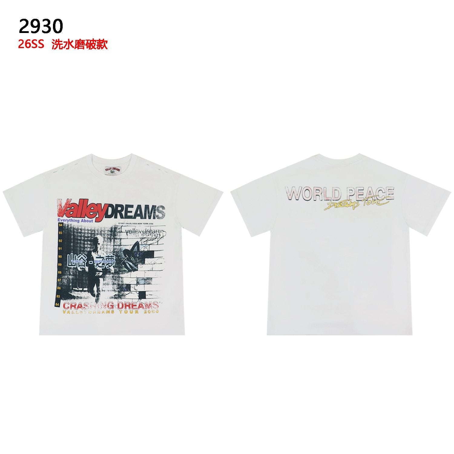 Valley Dreams World Peace Graphic T-Shirt — hero