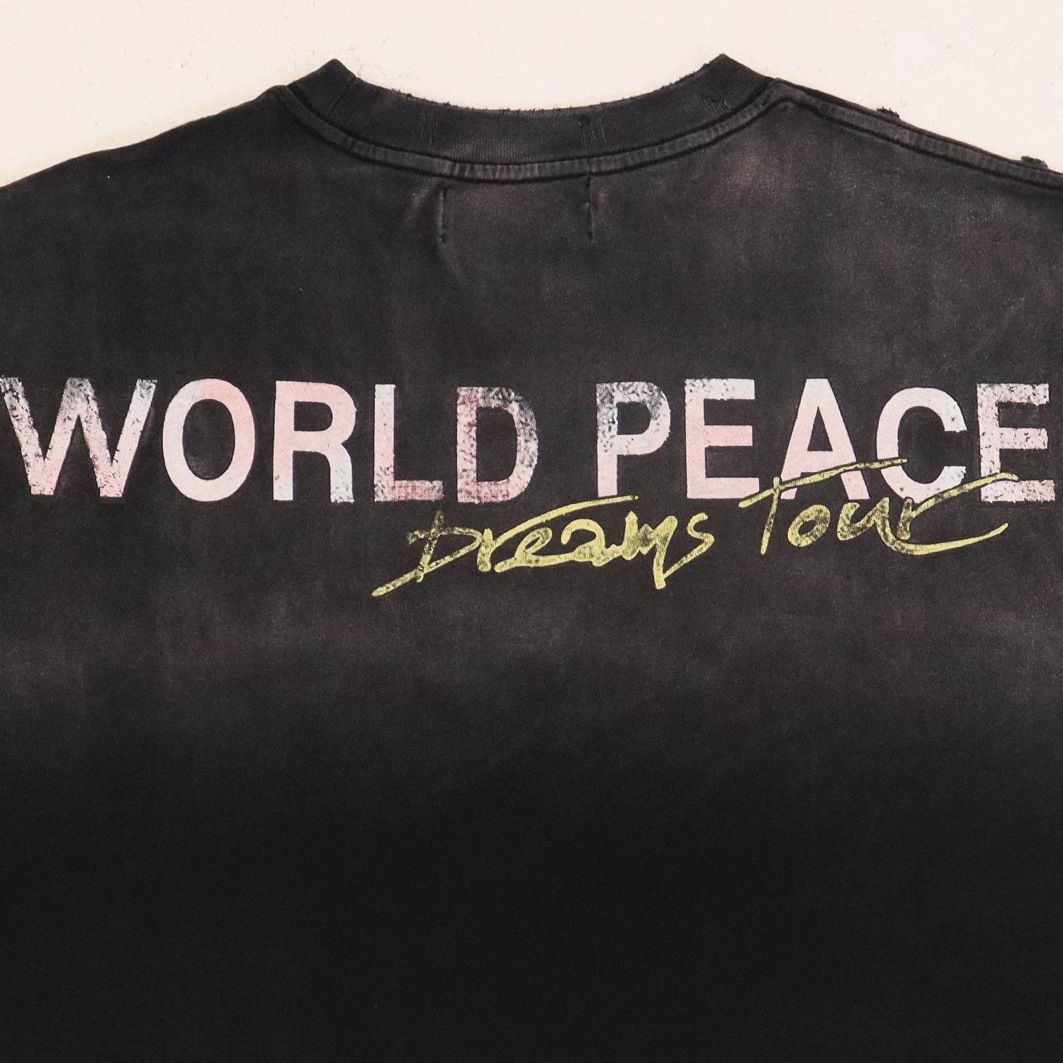Valley Dreams World Peace Graphic T-Shirt — detail
