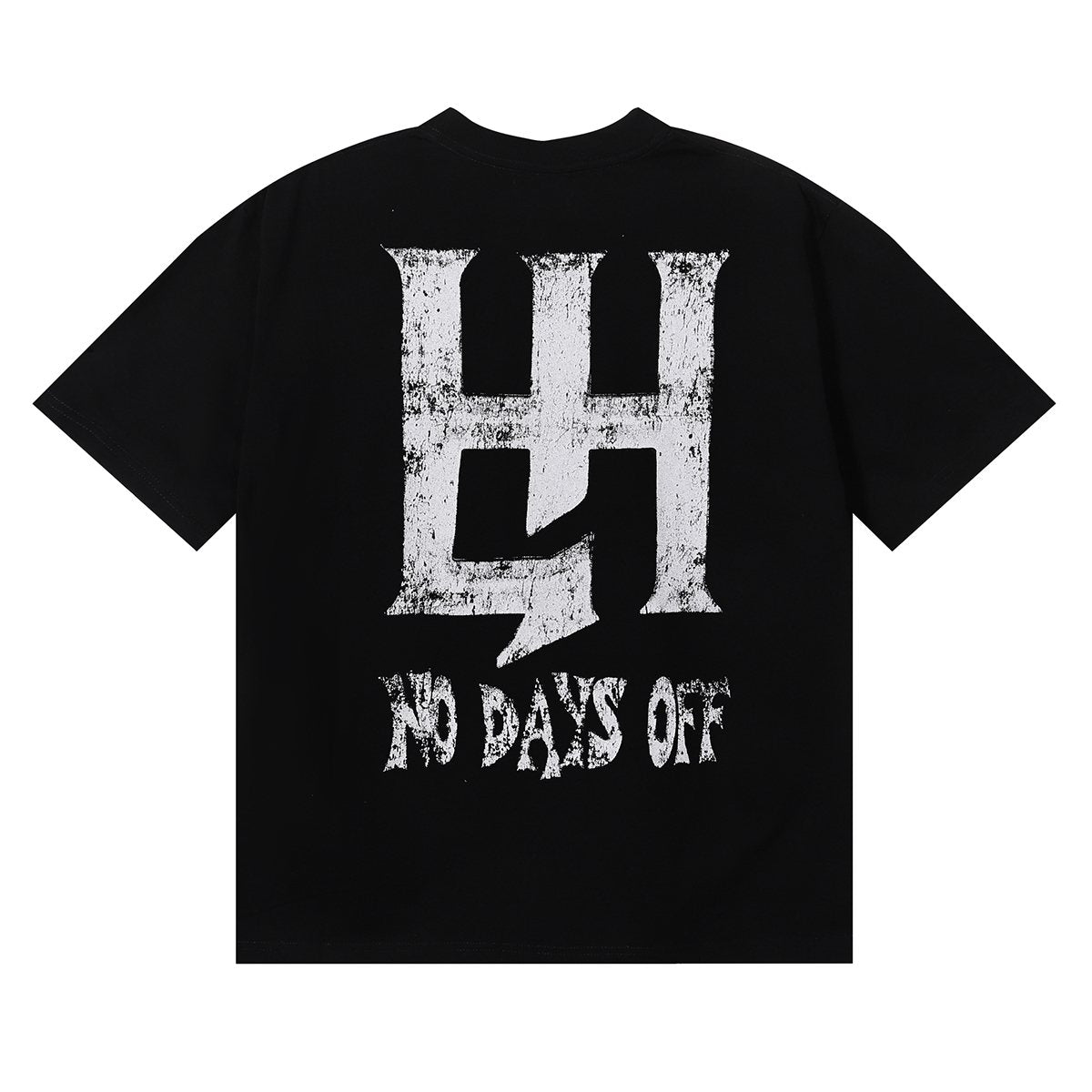 Life Hustlere Cat Women No Days Off Graphic T-Shirt — back