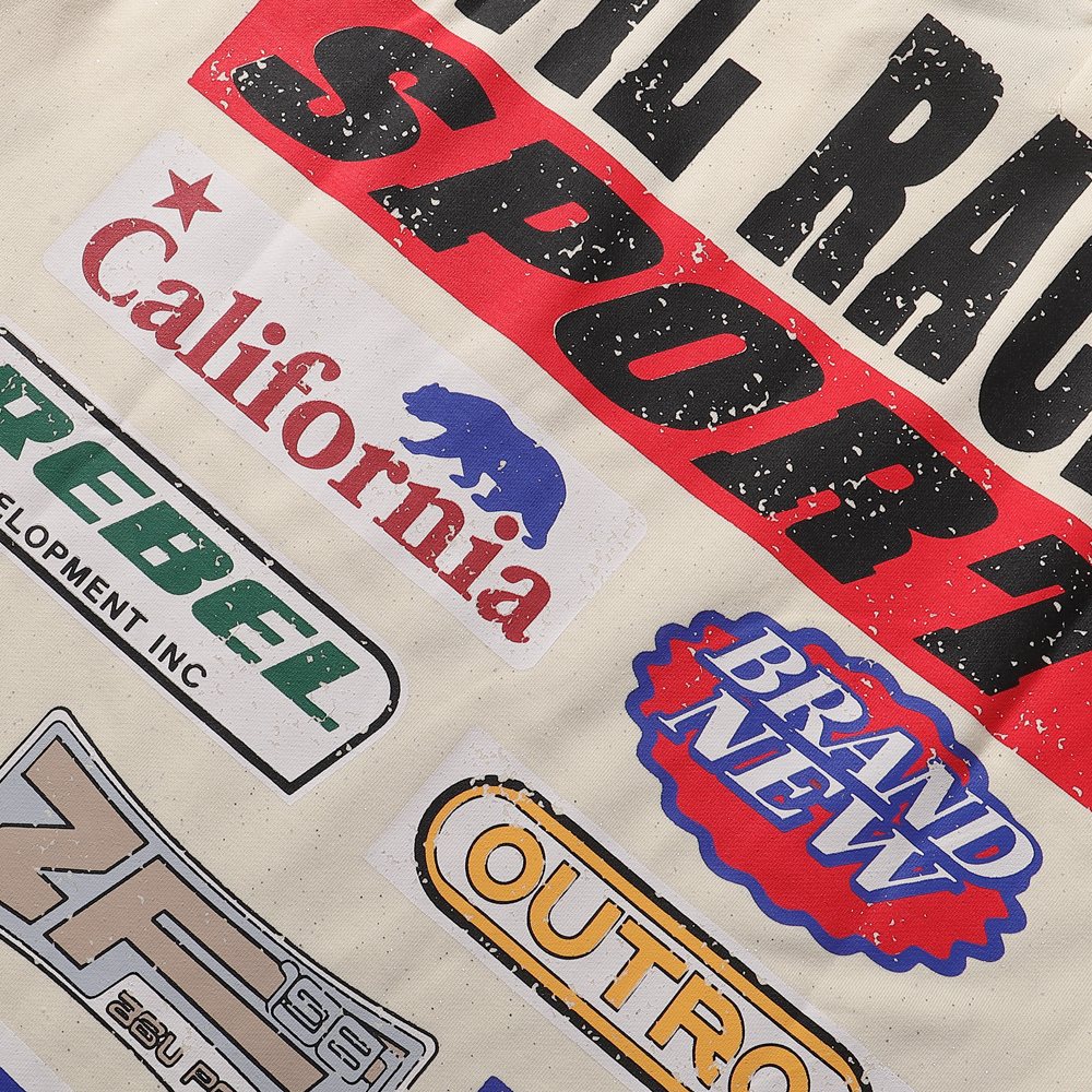 BKYS Revival Evil Racer Cropped Graphic T-Shirt — detail