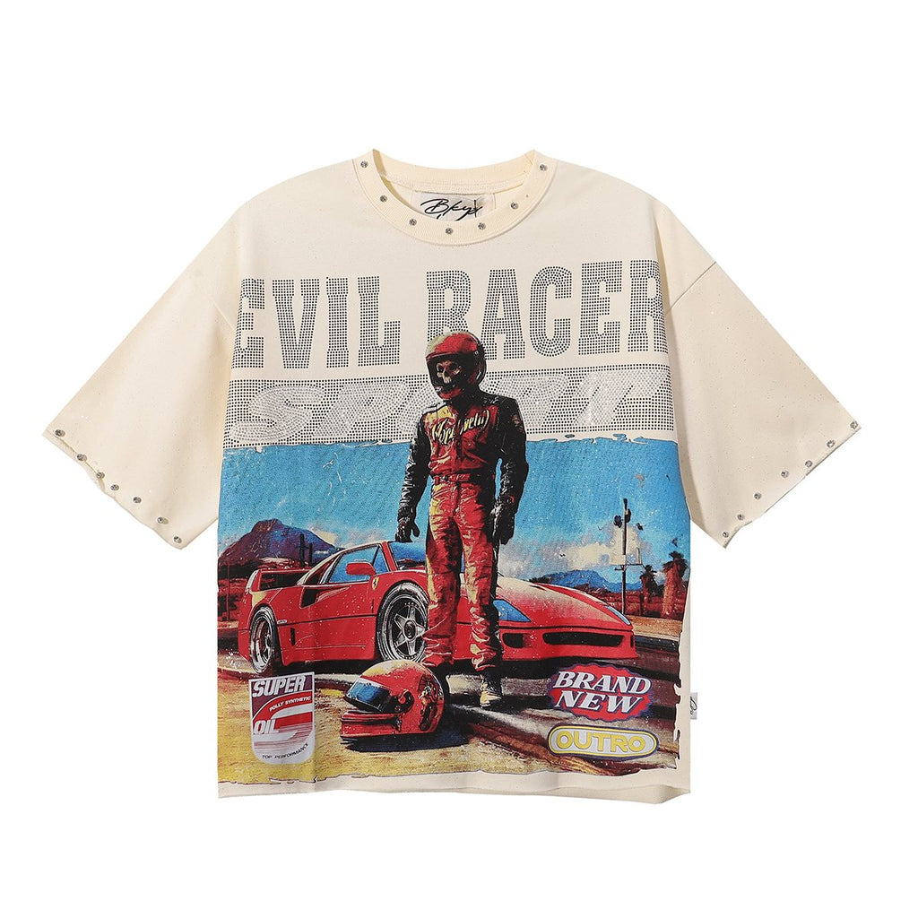 BKYS Revival Evil Racer Cropped Graphic T-Shirt — hero