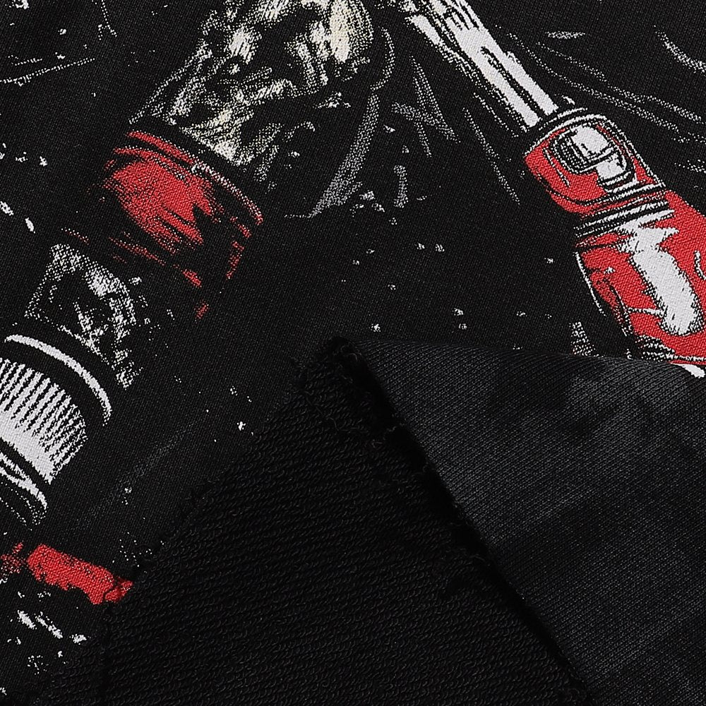 BKYS Revival Fight Club Graphic Cropped T-Shirt — detail