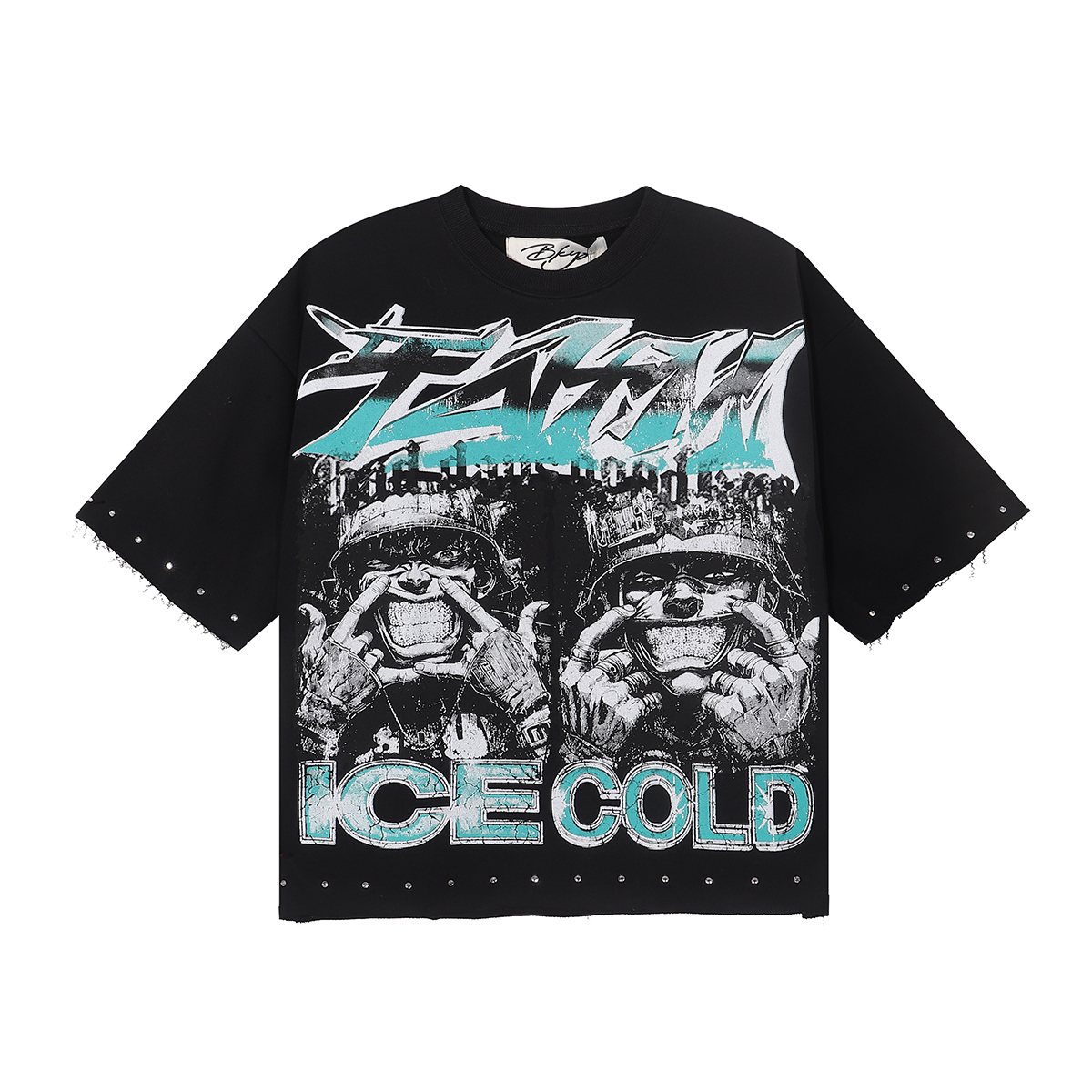 BKYS Revival Ice Cold Route 66 Cropped Graphic T-Shirt — hero