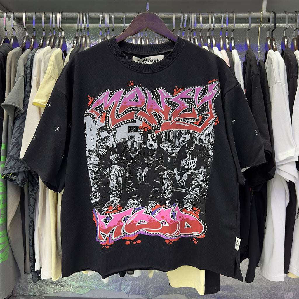BKYS Revival Money Mood Cropped Graphic T-Shirt — context