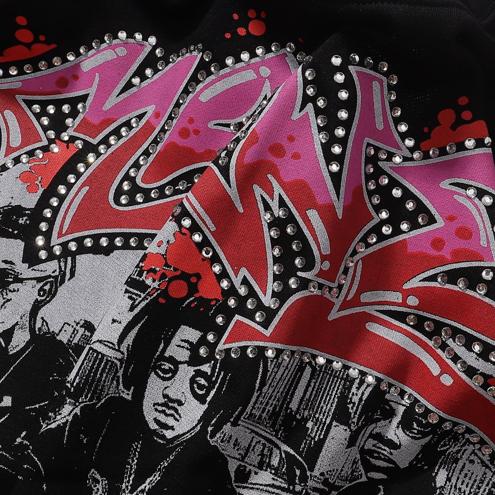 BKYS Revival Money Mood Cropped Graphic T-Shirt — detail
